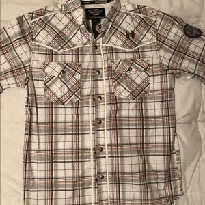 Genuine Harley Davidson short sleeve button shirt